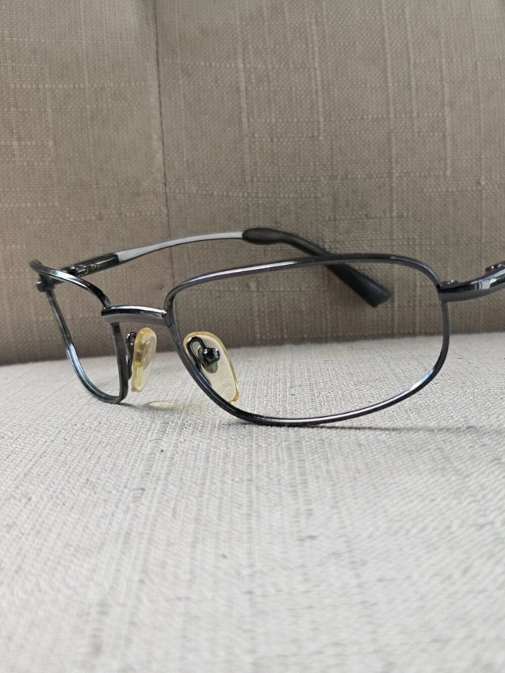 Wiley X Men Eyeglasses Frame Dark Brown Metal Frame Wrap Eyewear ANSI Z87.1